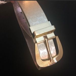Michael Kors Reversible Belt, Gold, Size M